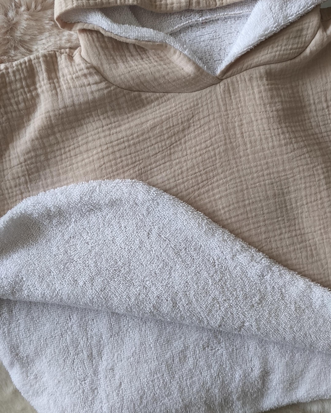 Poncho de bain - Gaze de coton