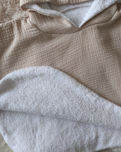 Poncho de bain - Gaze de coton