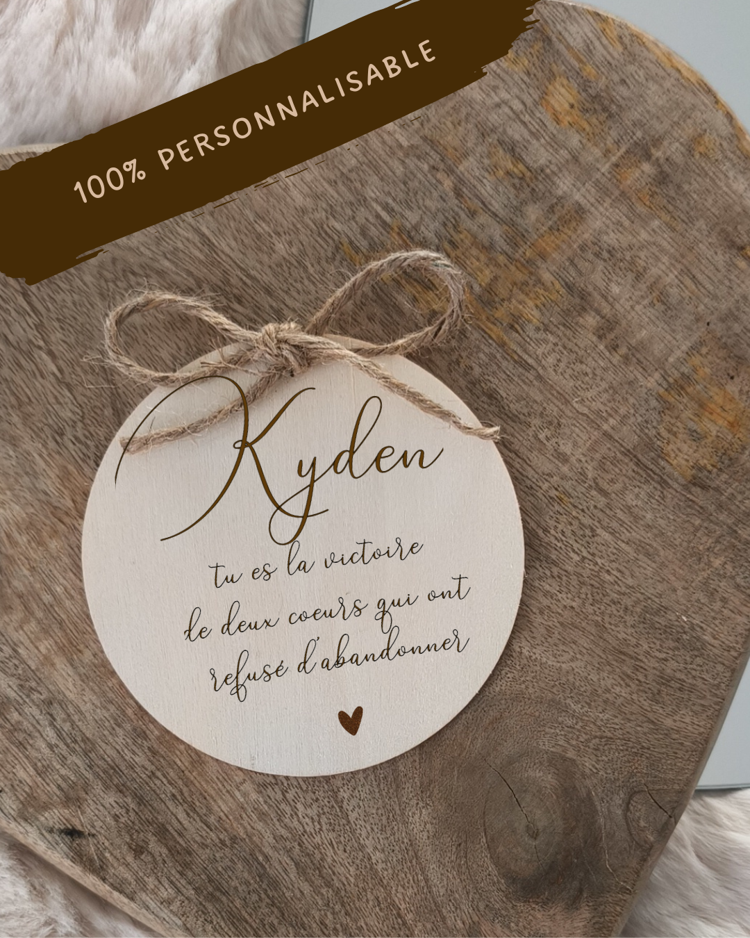 Carte de Bienvenue + phrase