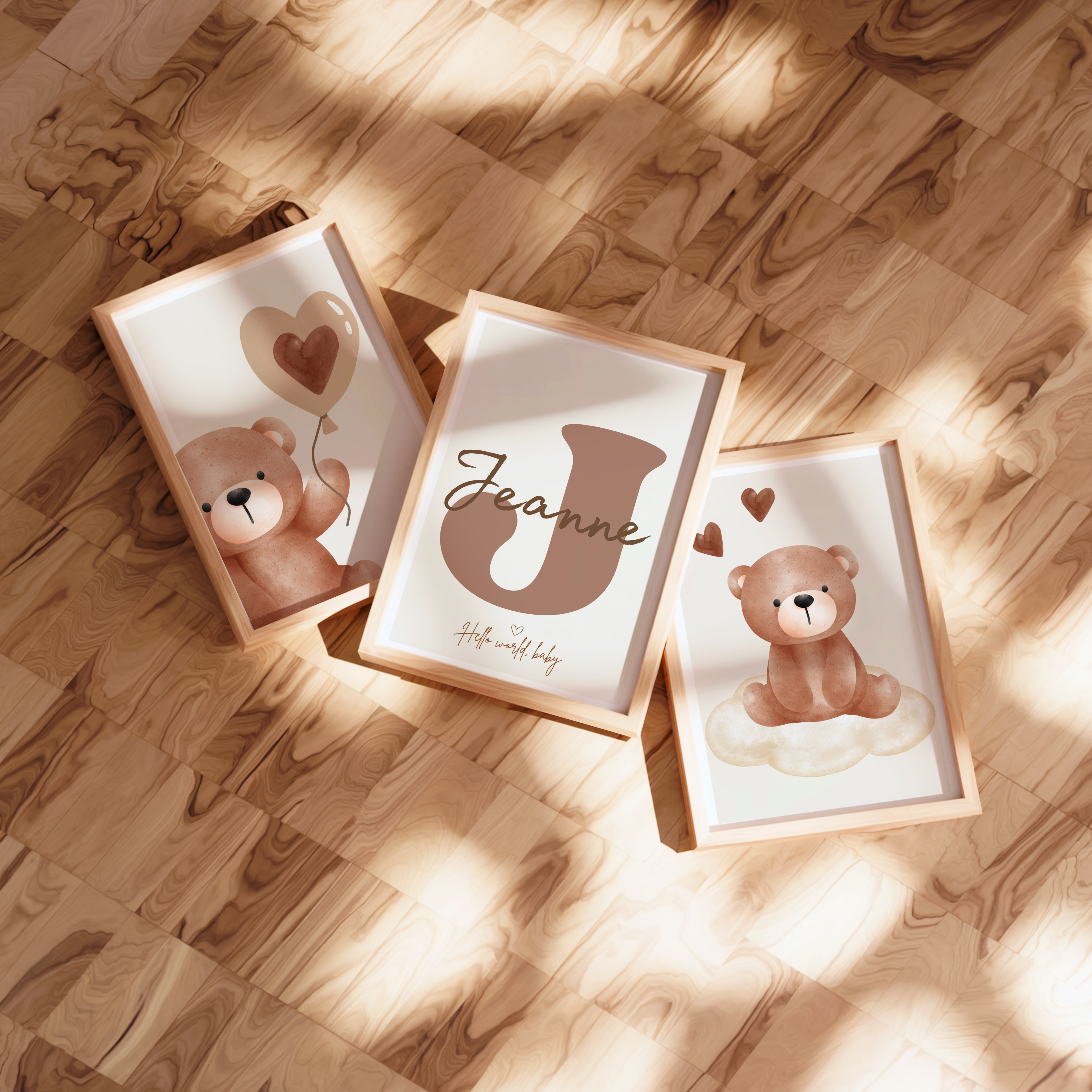 Affiches Ours - Lot de 3