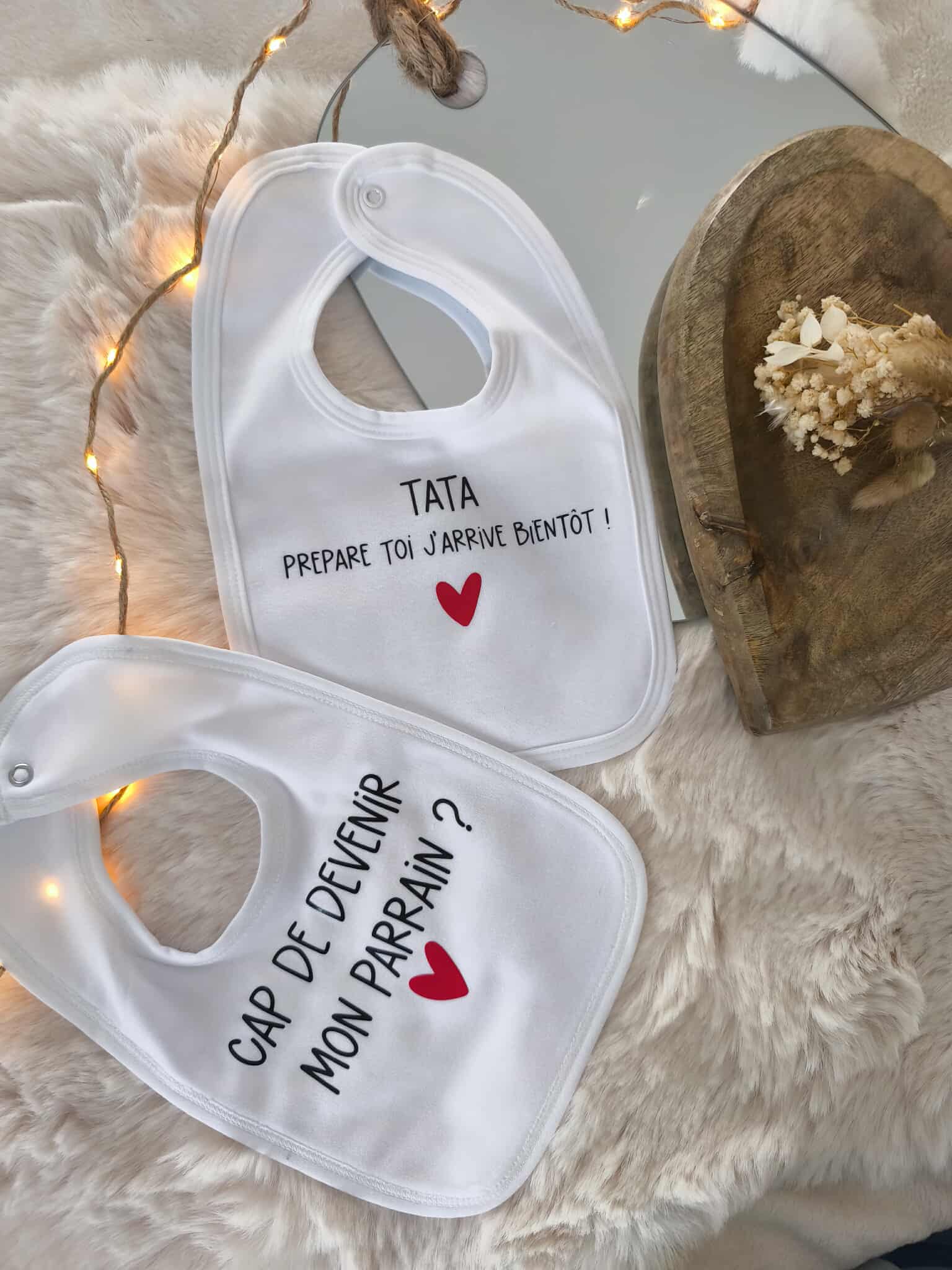 Bavoir - Tata prépare toi j'arrive bientôt !