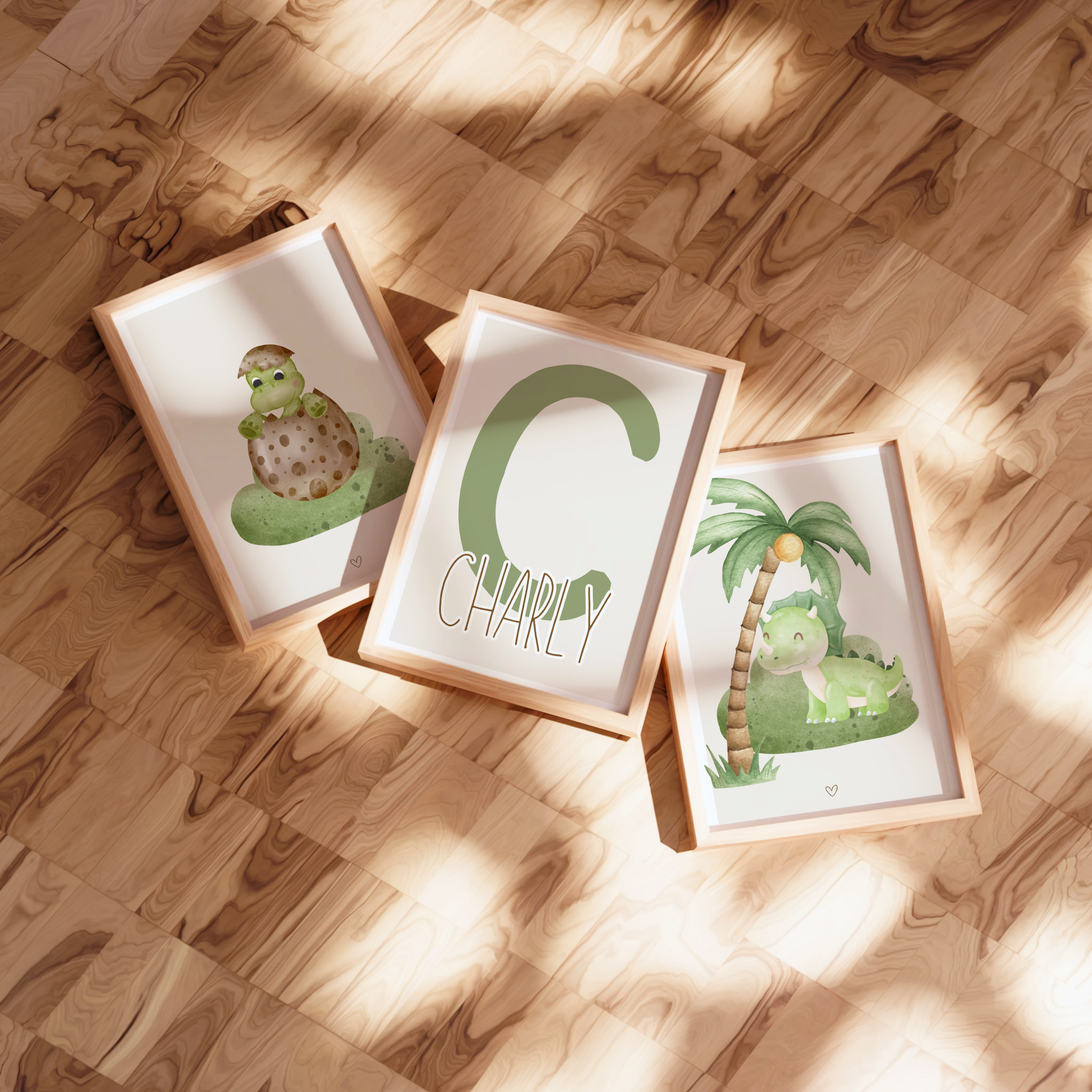 Affiches Dinosaures - Lot de 3.