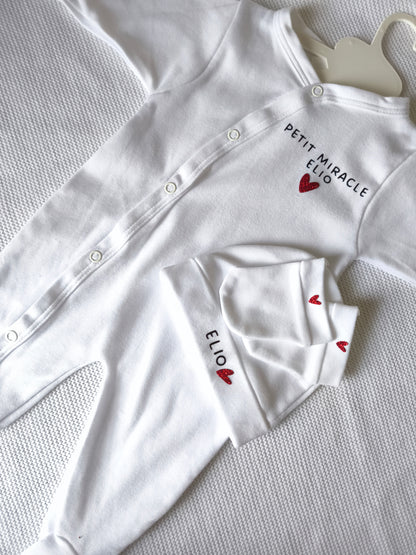 Ensemble Petit Miracle : Pyjama - Bonnet - Moufles
