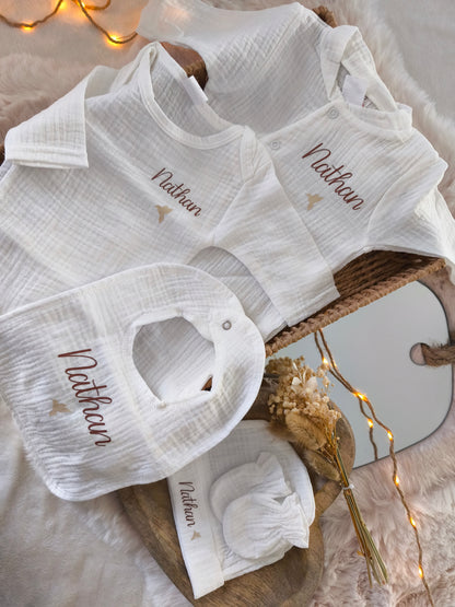Ensemble en gaze de coton