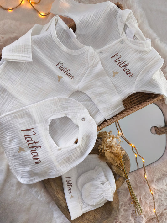Ensemble en gaze de coton
