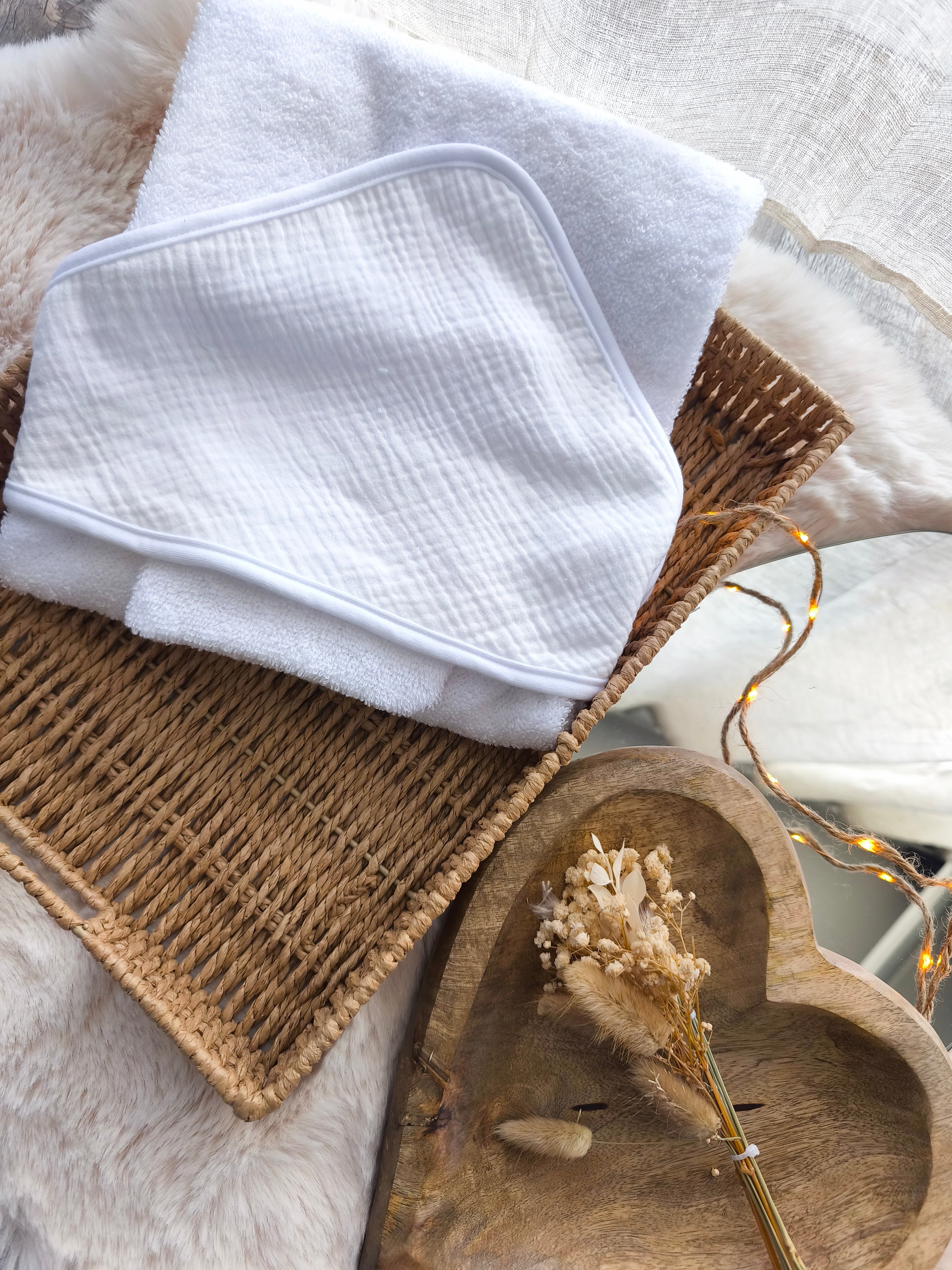 Cape de bain - Symbole & Prénom