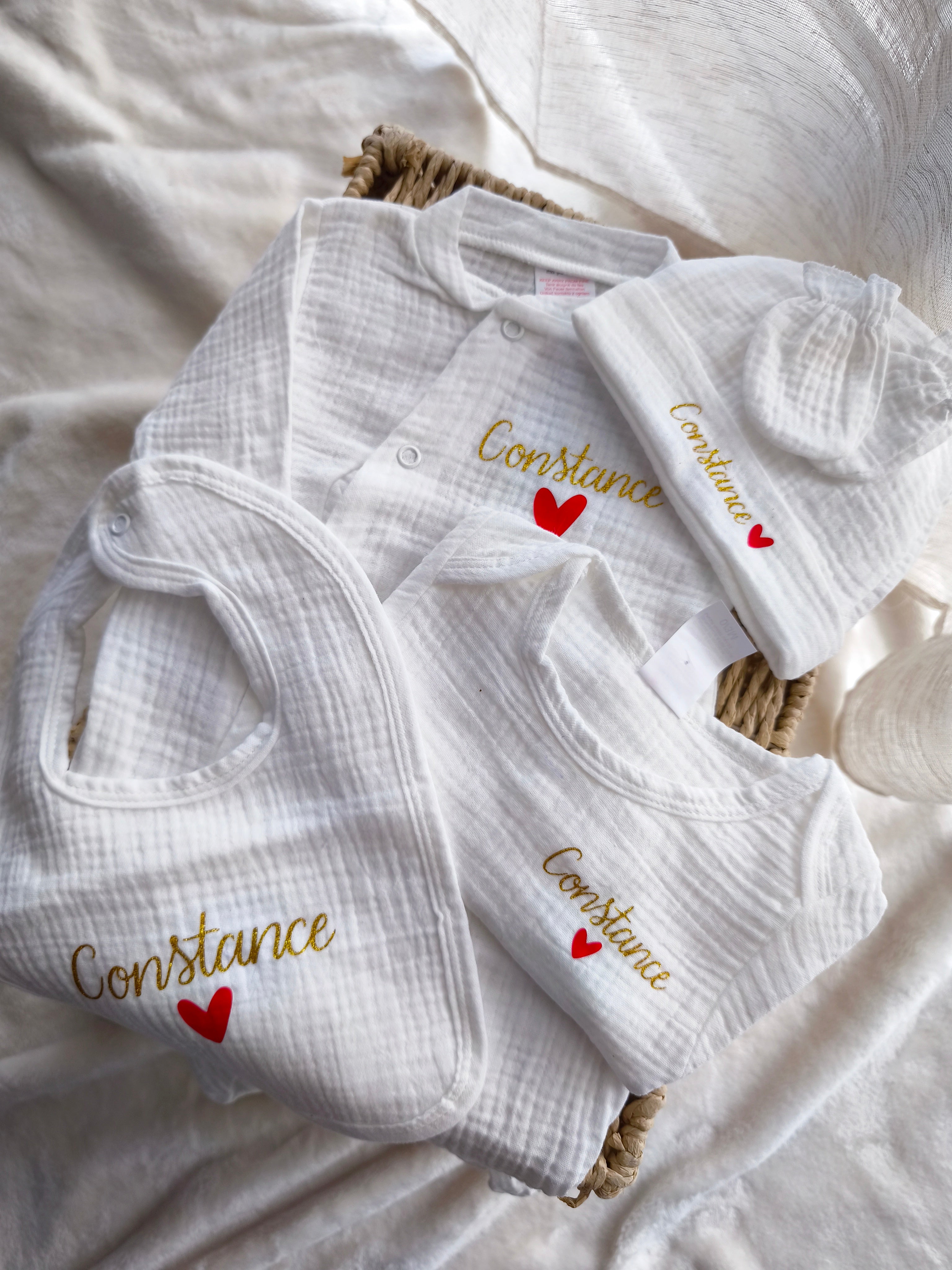 Ensemble en gaze de coton