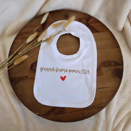 Bavoir - Grand frère pour 2026