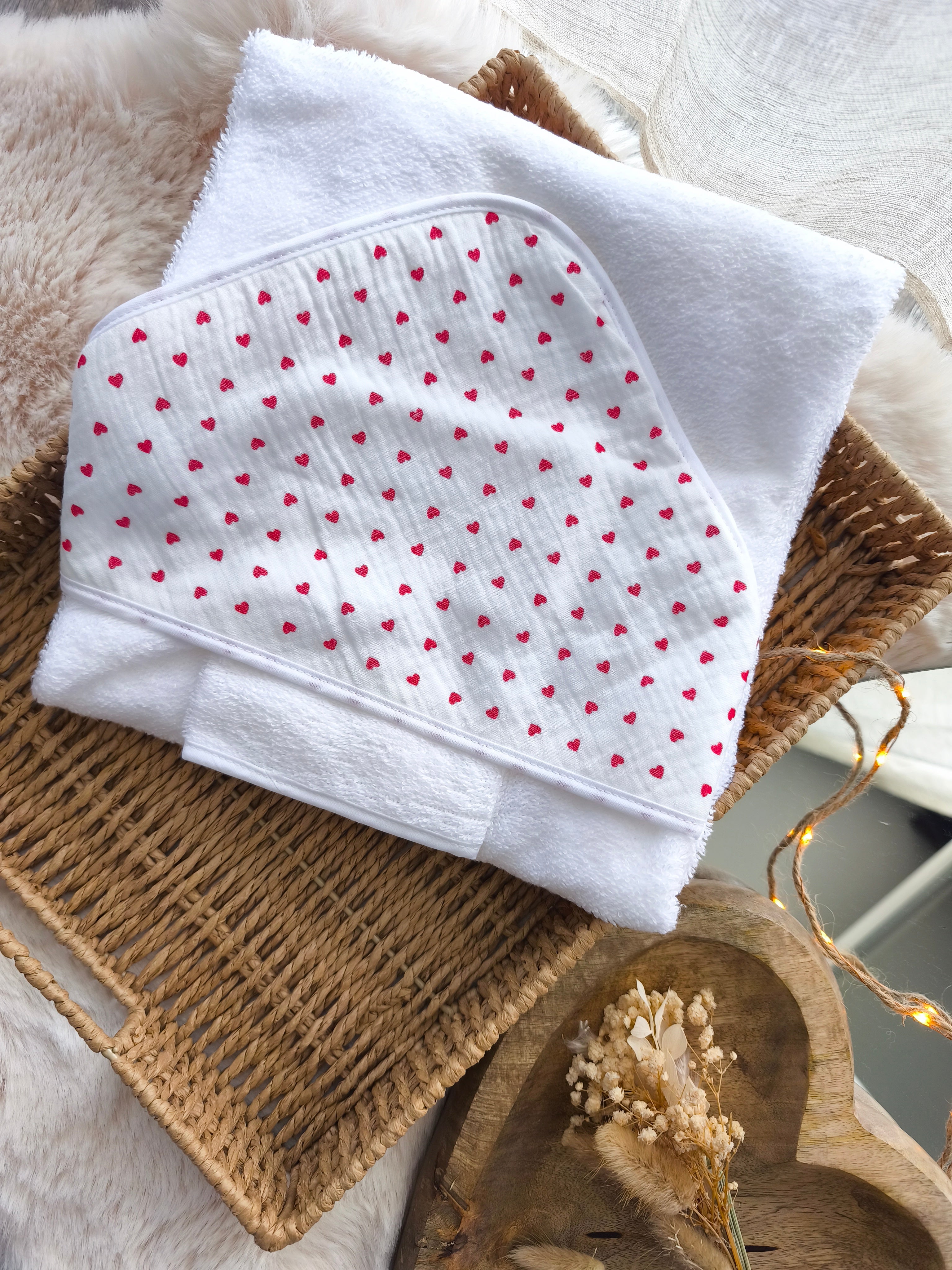 Cape de bain - Symbole & Prénom