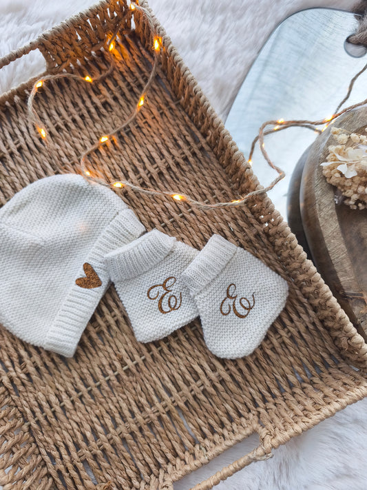 Bonnet & Chaussette maille.