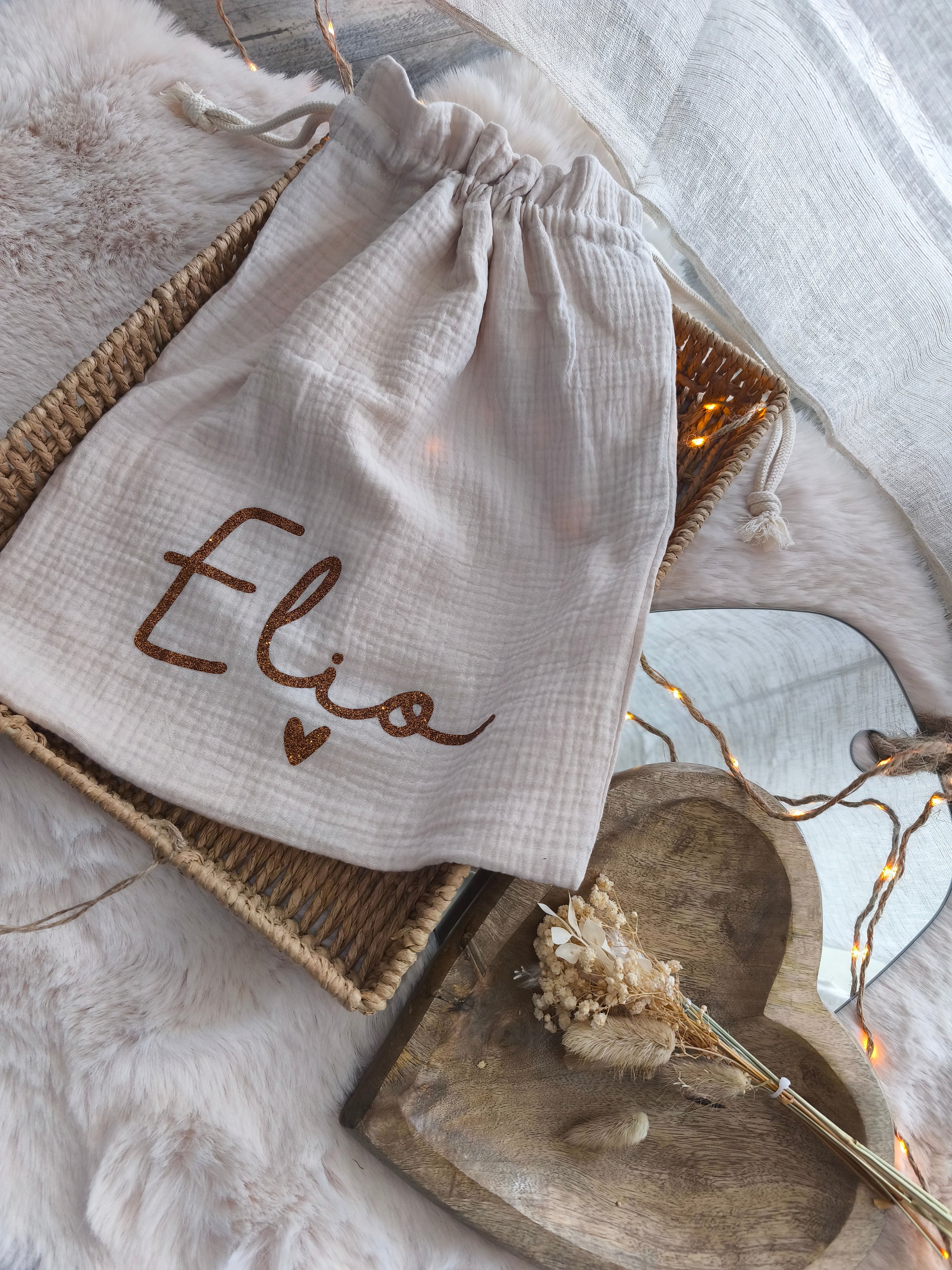 Sac en gaze de coton - Personnalisé