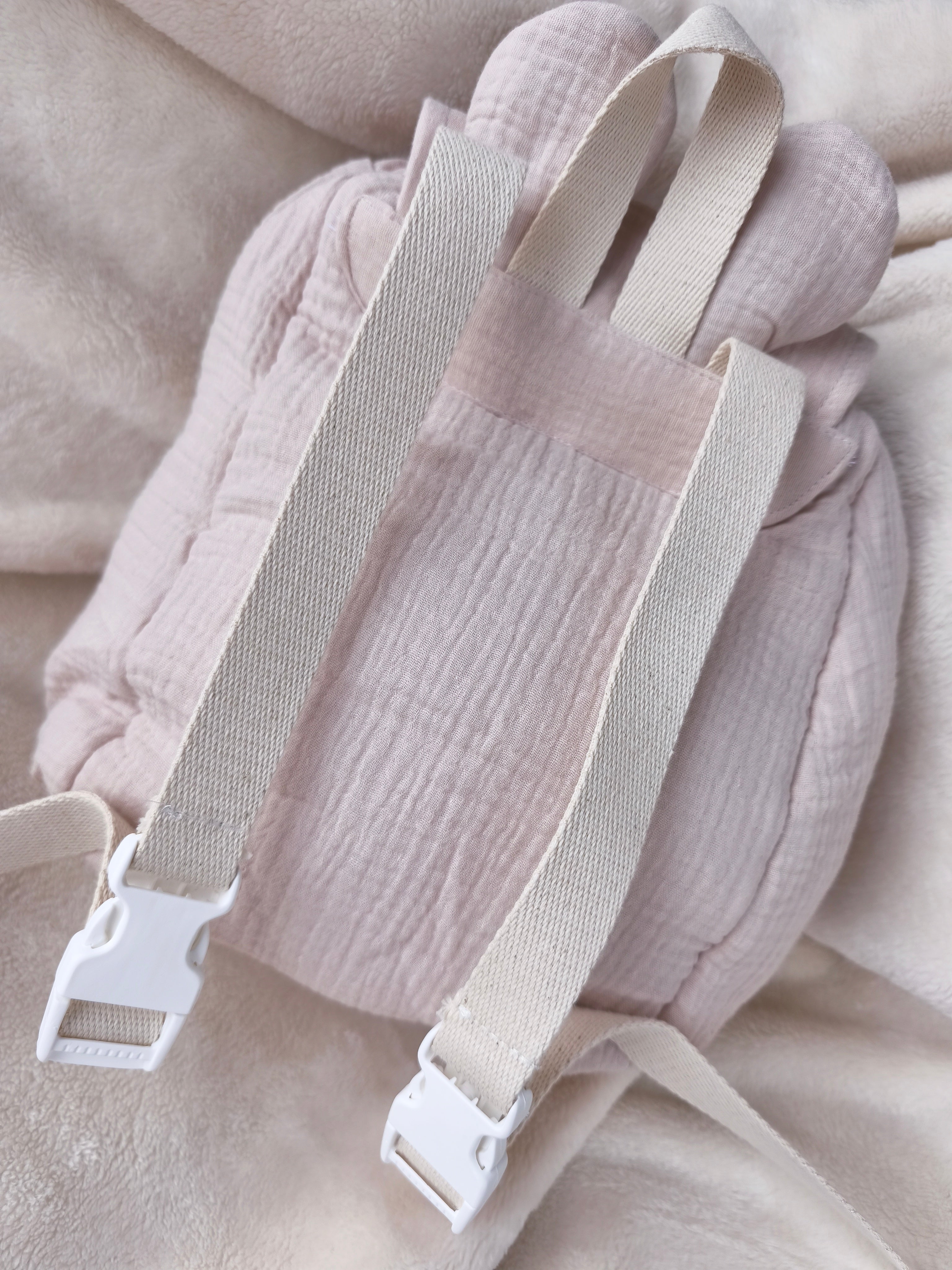 Sac d'école - Beige ou Vieux Rose