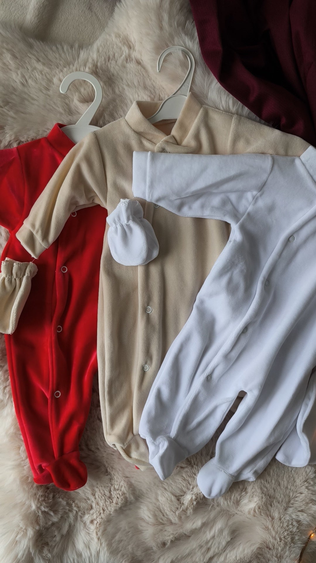 Pyjama en velours - Mon premier Noël