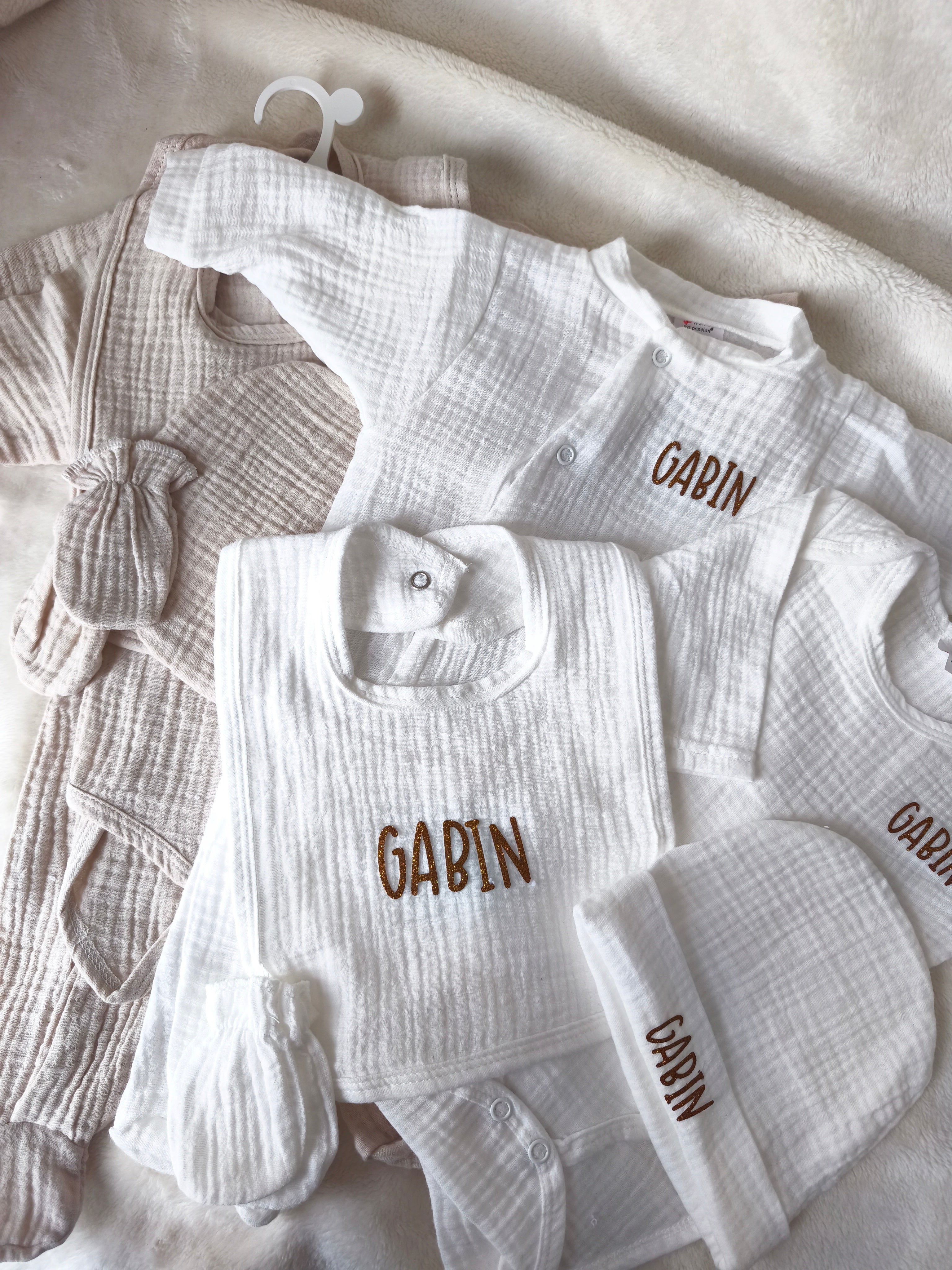 Ensemble en gaze de coton