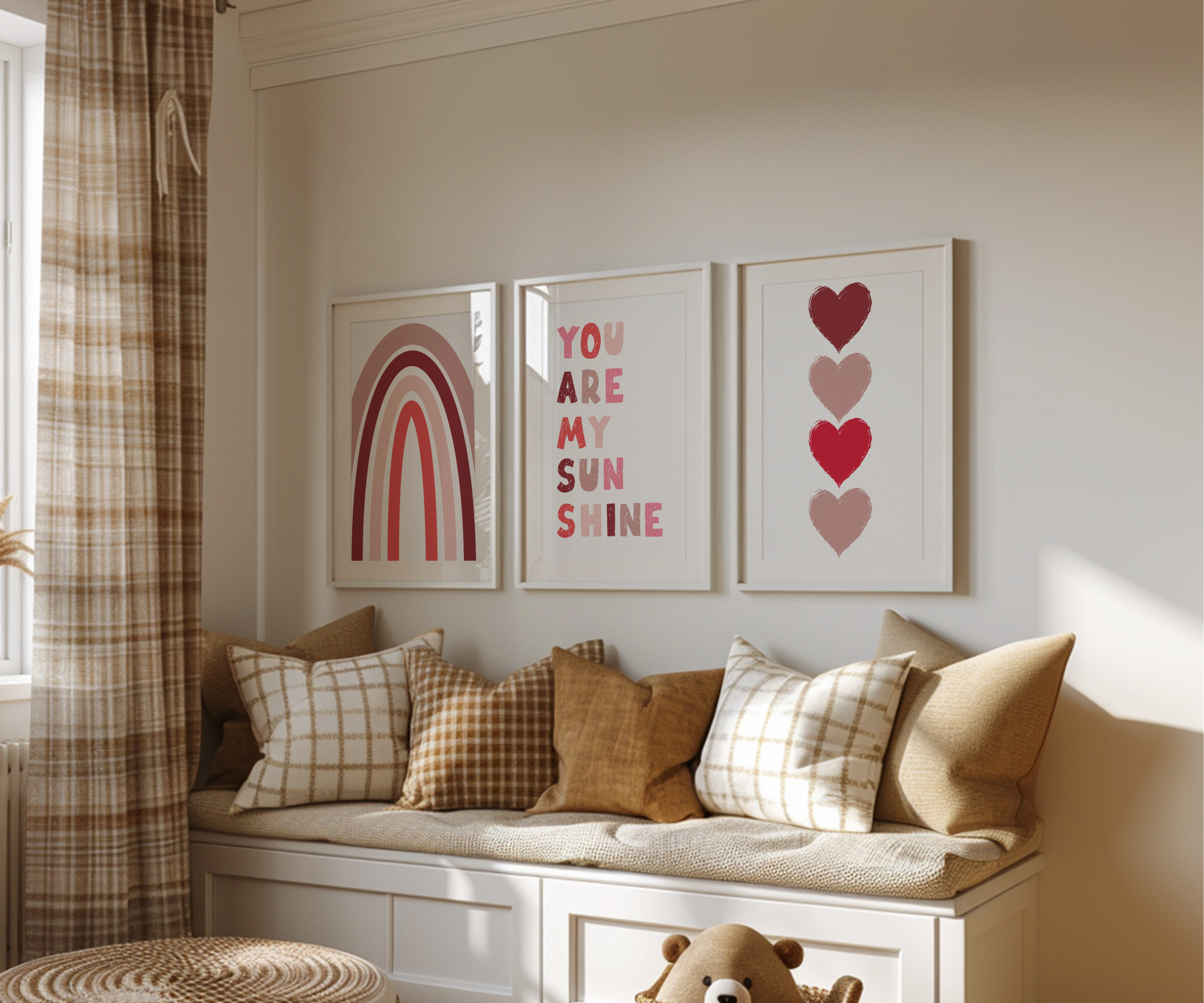Affiche Sunshine - Lot de 3