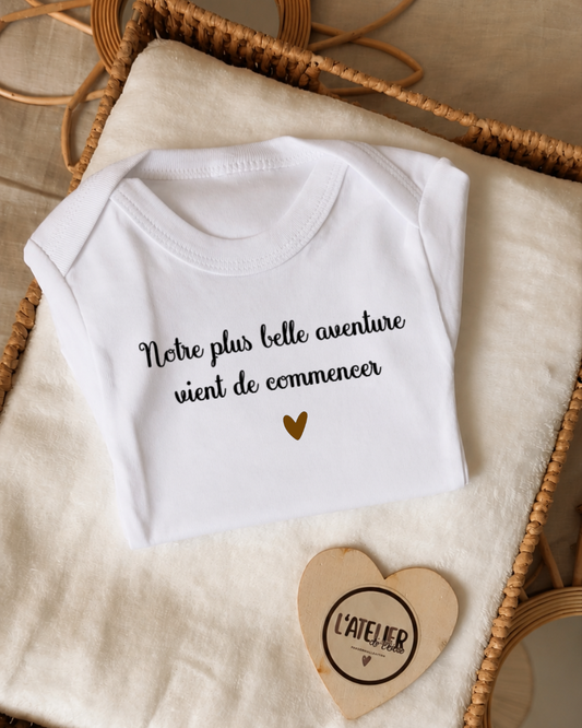 Body - "Notre plus belle aventure vient de commencer"