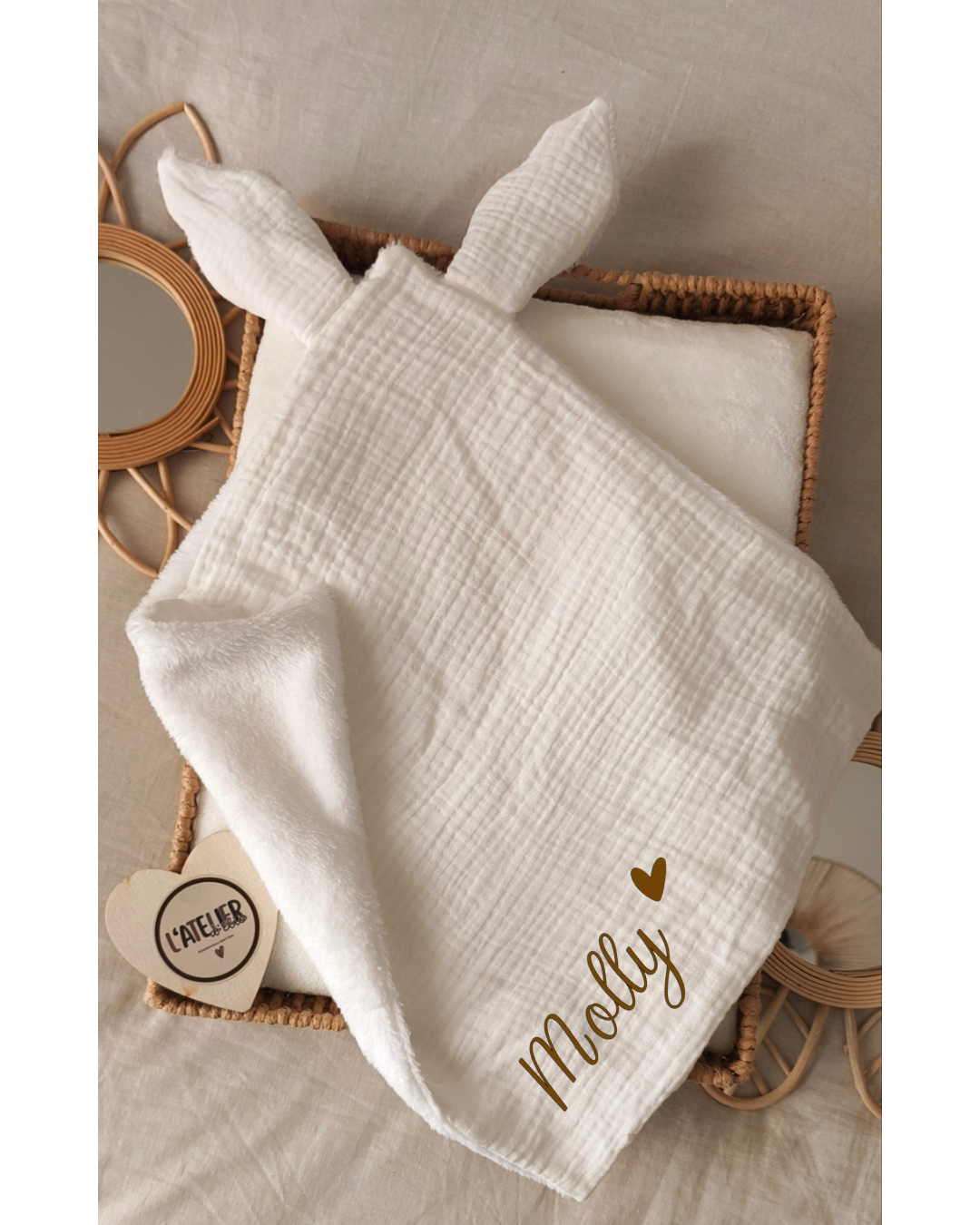 Doudou Lange - Blanc