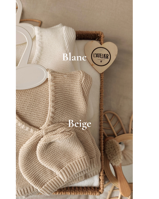 Tenue naissance en maille - Grand Symbole