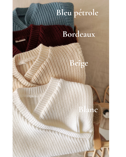 Ensemble en maille - Croisé