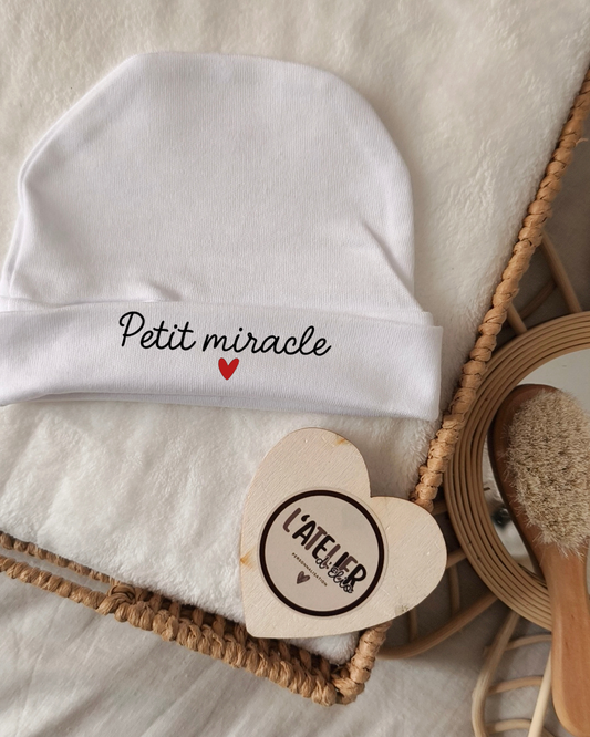 Bonnet bébé - Petit miracle